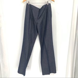 Trina Turk Steel Blue Straight Leg Trousers